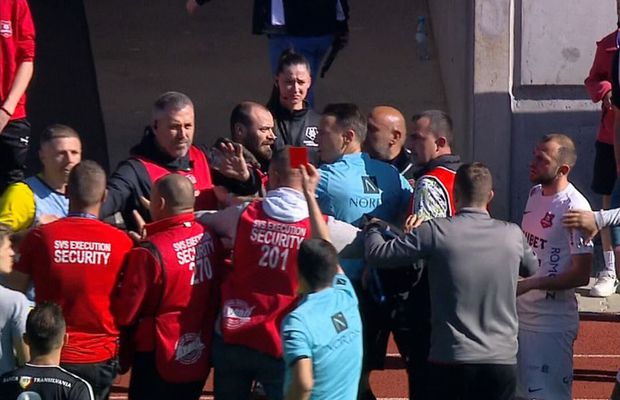 Sancțiuni drastice după scandalul de la FC Hermannstadt - U Cluj » Un jucător al clujenilor, amendat și suspendat o lună