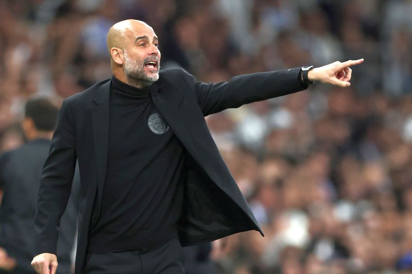 Pep Guardiola în Real Madrid - Manchester City, foto: Getty Images
