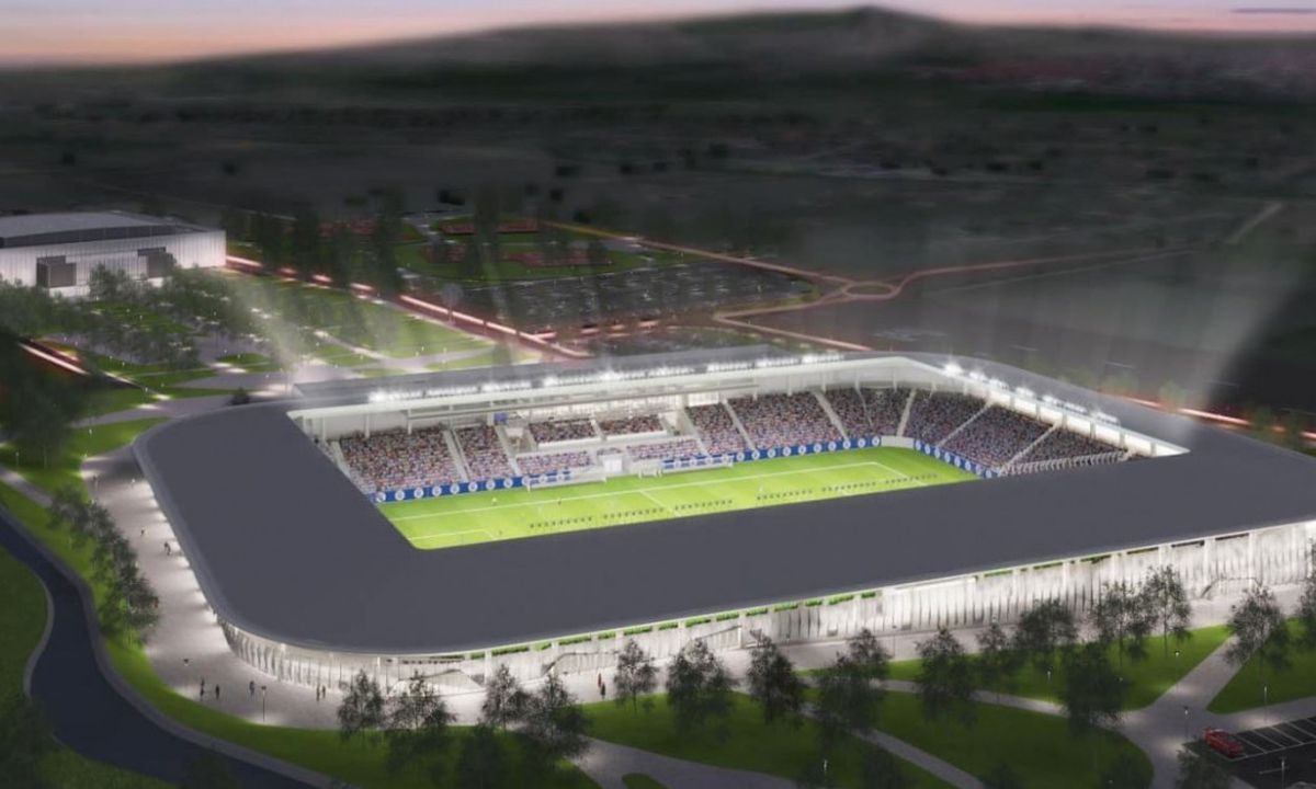 Proiectul stadionului din Bistrița