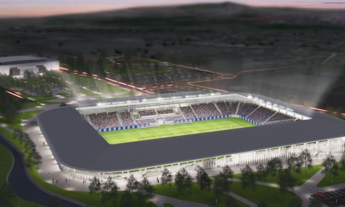 Proiectul stadionului din Bistrița