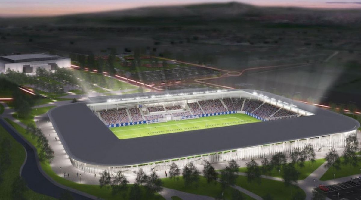 Cum arată acum și cum ar urma să se prezinte stadionul din Bistrița