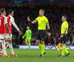 Arsenal a remizat cu Bayern, scor 2-2, în turul „sferturilor” Champions League după o partidă impresionantă. „Tunarii” au reclamat, însă, un posibil penalty chiar la ultima fază a partidei de pe Emirates, foto: Imago Images