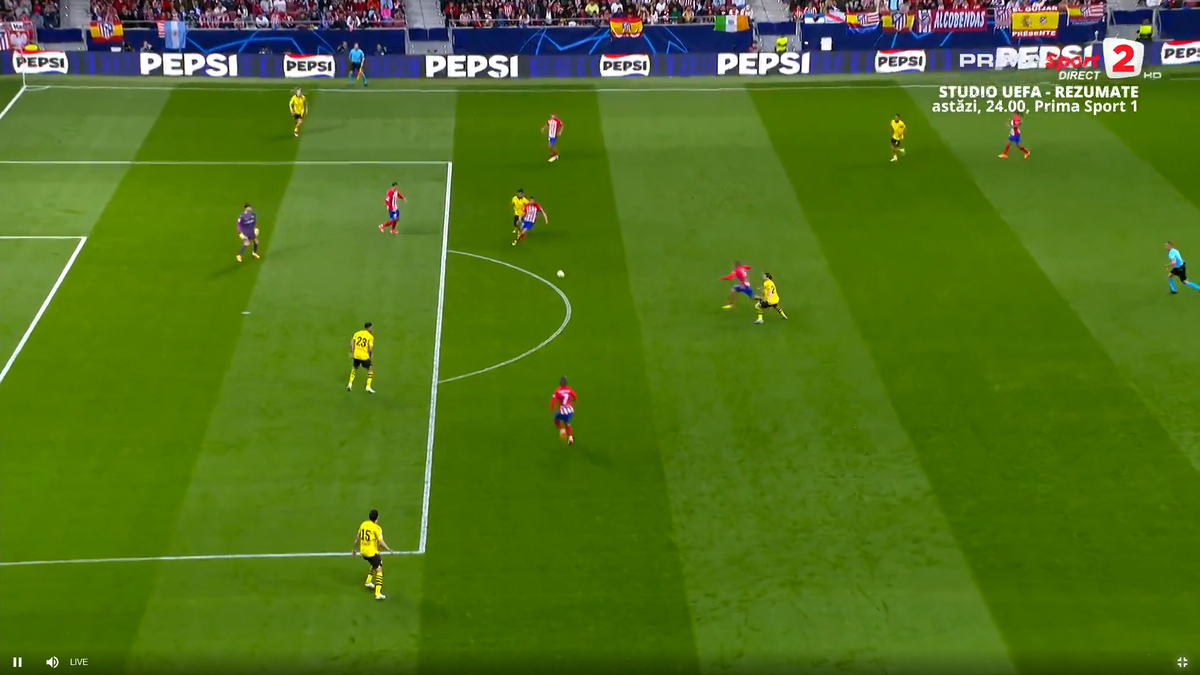 Gafă în Atletico - Dortmund