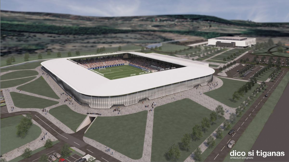 Bistrița. Stadion de fotbal și unul de atletism