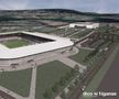 Stadion de 40 de milioane de euro în România, cu bustul lui „Tata Jean” la intrare