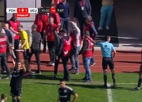 Sancțiuni drastice după scandalul de la FC Hermannstadt - U Cluj » Un jucător al clujenilor, amendat și suspendat o lună