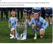 Fiul lui Phil Foden a atins mai multe trofee Champions League decât Arsenal și Tottenham la un loc