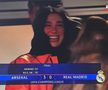 Dua Lipa în tribune la Arsenal - Real Madrid