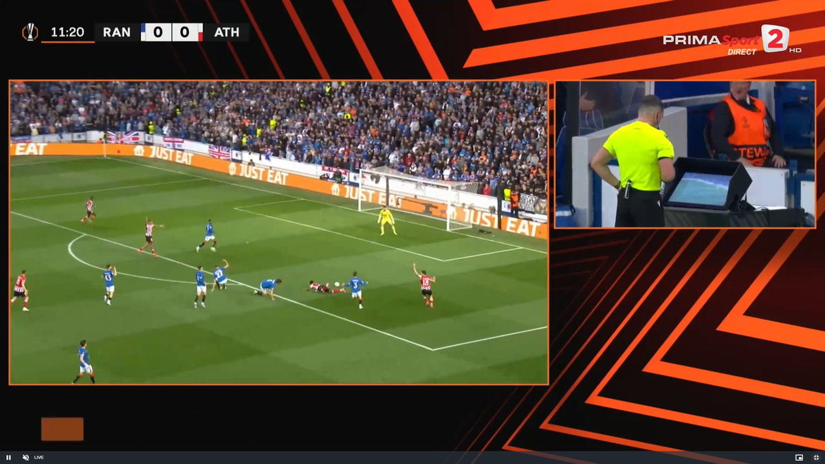 Decizie CRUCIALĂ luată de Istvan Kovacs în Rangers - Athletic Bilbao » Ianis Hagi, la câțiva metri de fază