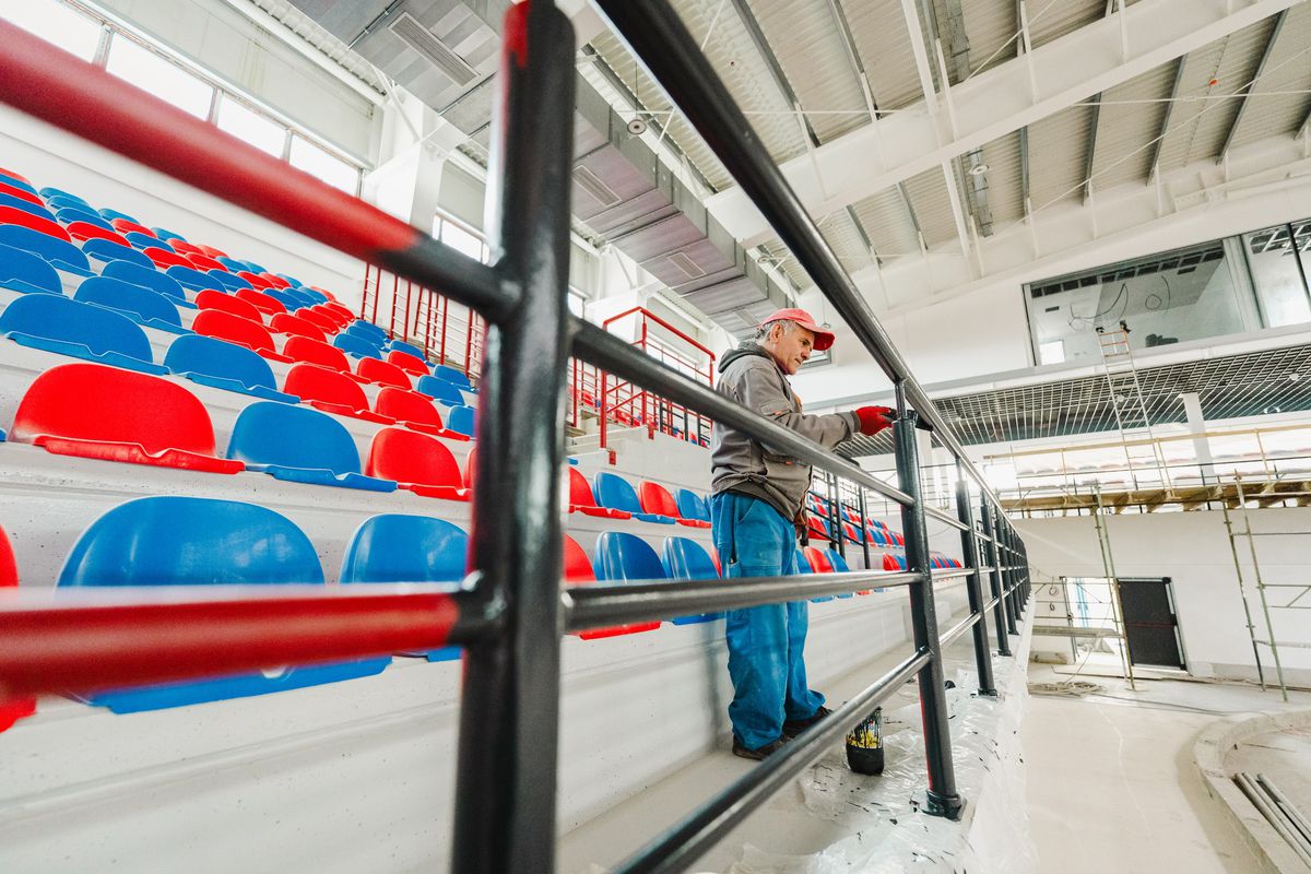 Patinoar Târgu Mureș / foto: Facebook