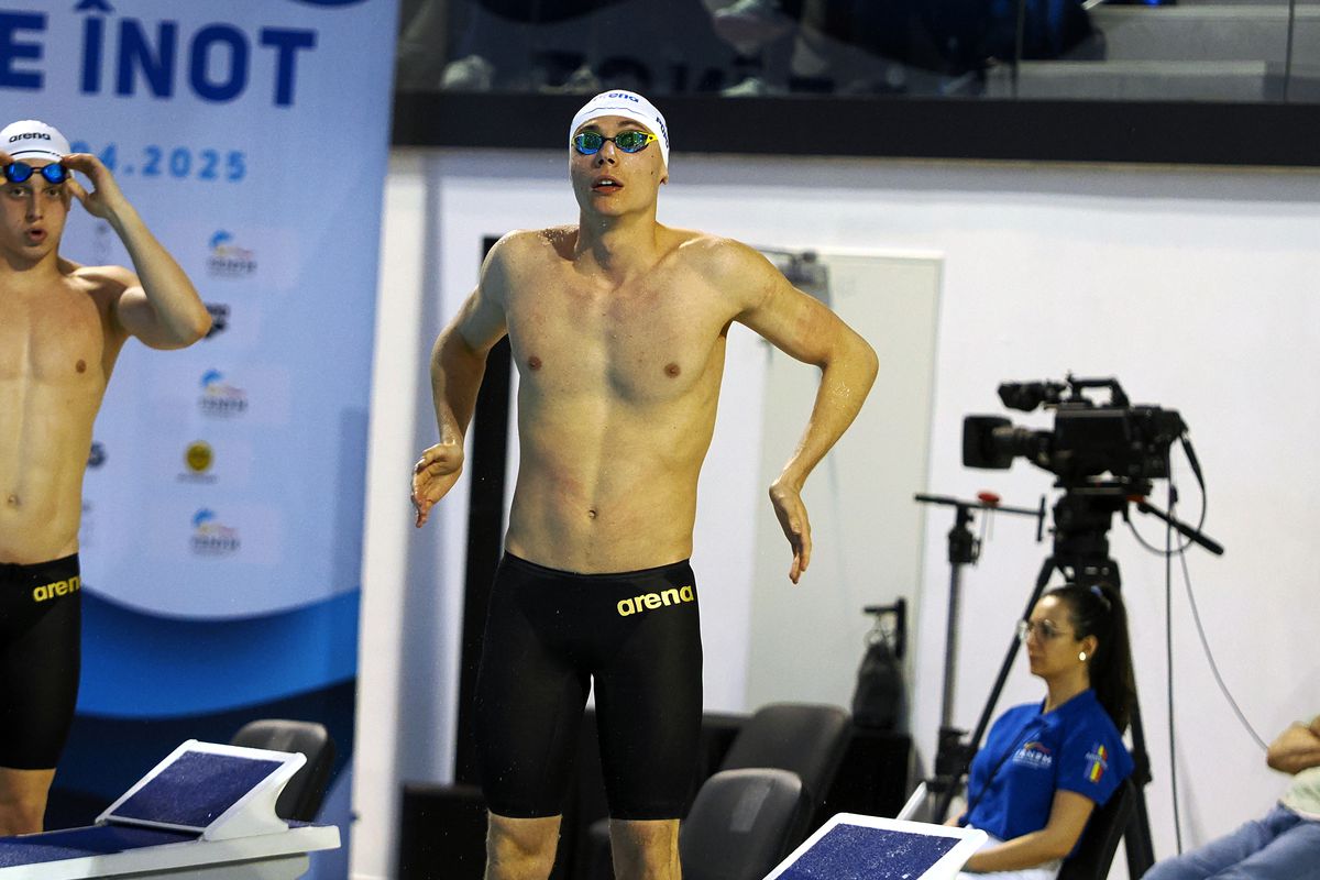 David Popovici s-a impus și în proba de 200 m liber la Campionatele Naționale de la Otopeni