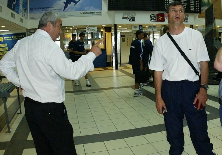 Ioan Horoba și Ioan Ovidiu Sabău / Sursă foto: Gazeta Sporturilor