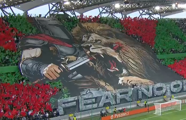 Ultrașii lui Legia nu se dezic! Scenografie ostilă la meciul cu Chelsea din Conference League