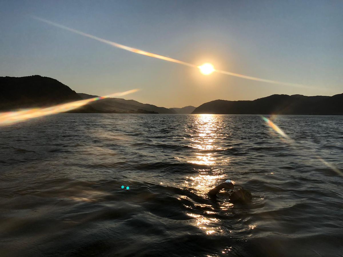 Bogdan Zurbagiu, înotător pe distanțe lungi în ape deschise