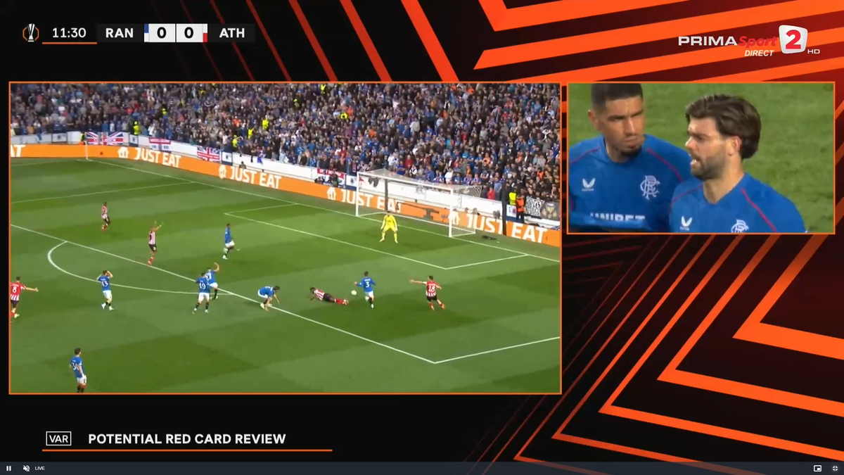 Decizie CRUCIALĂ luată de Istvan Kovacs în Rangers - Athletic Bilbao » Ianis Hagi, la câțiva metri de fază