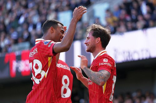 Ryan Gravenberch, alături de Alexis Mac Allister // foto: Guliver/gettyimages