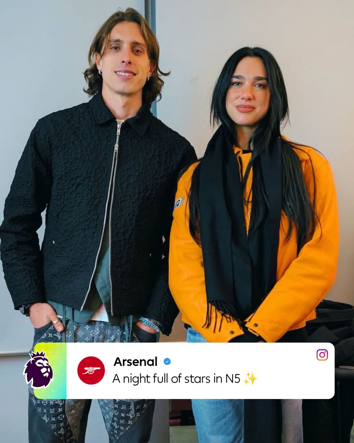 Cum au sărbătorit Anne Hathaway și Dua Lipa triumful lui Arsenal contra lui Real Madrid