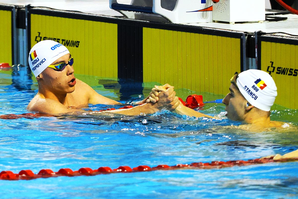 David Popovici, campion național la 200 metri liber