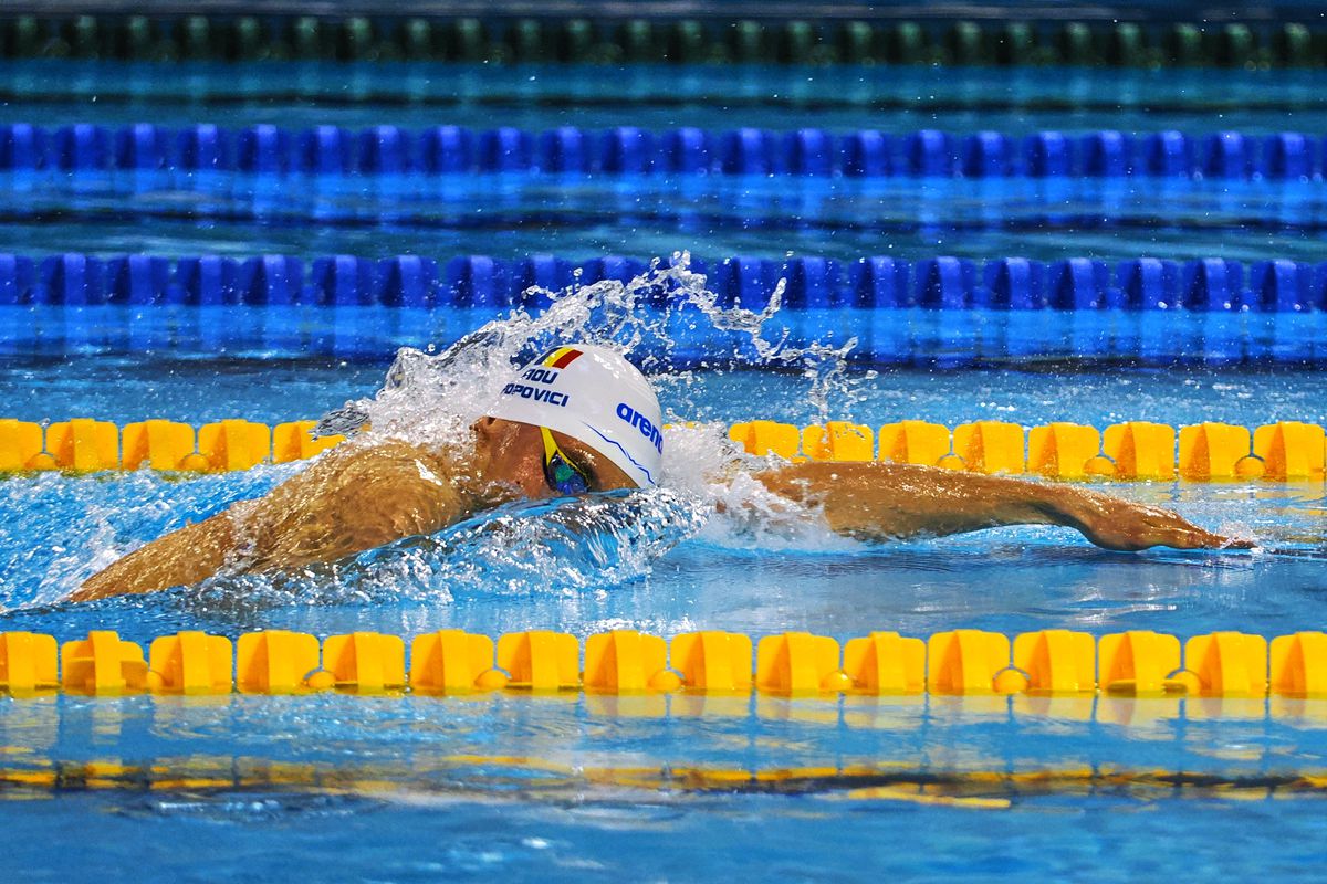 David Popovici s-a impus și în proba de 200 m liber la Campionatele Naționale de la Otopeni