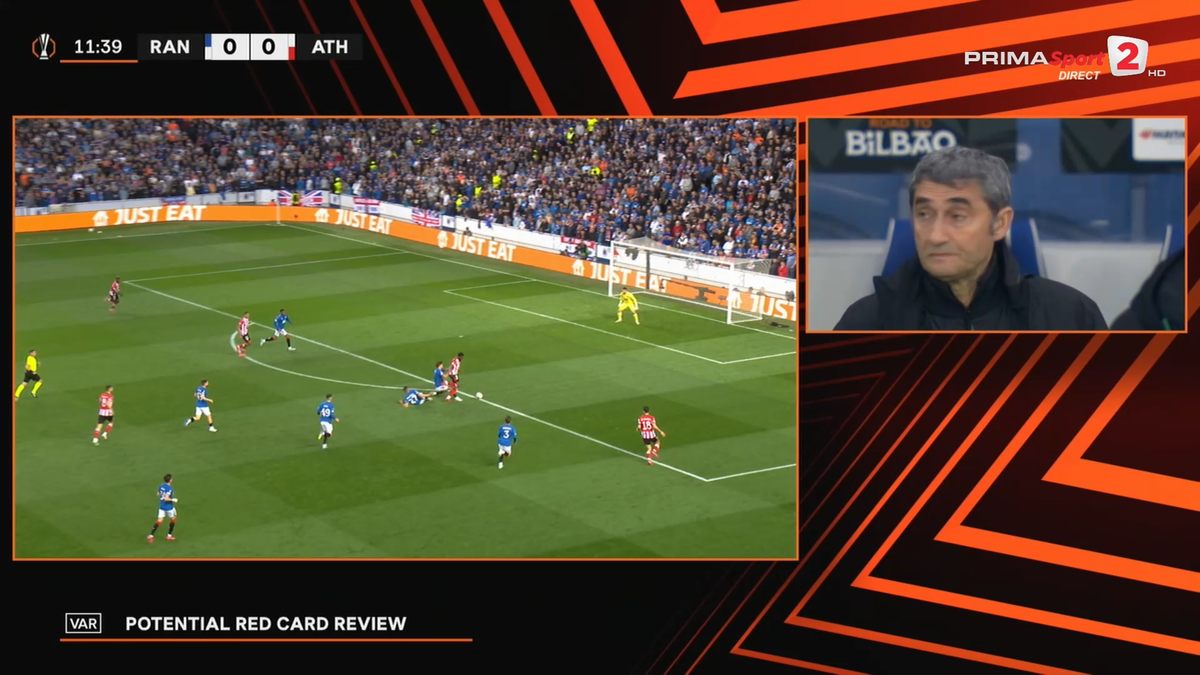 Decizie CRUCIALĂ luată de Istvan Kovacs în Rangers - Athletic Bilbao » Ianis Hagi, la câțiva metri de fază