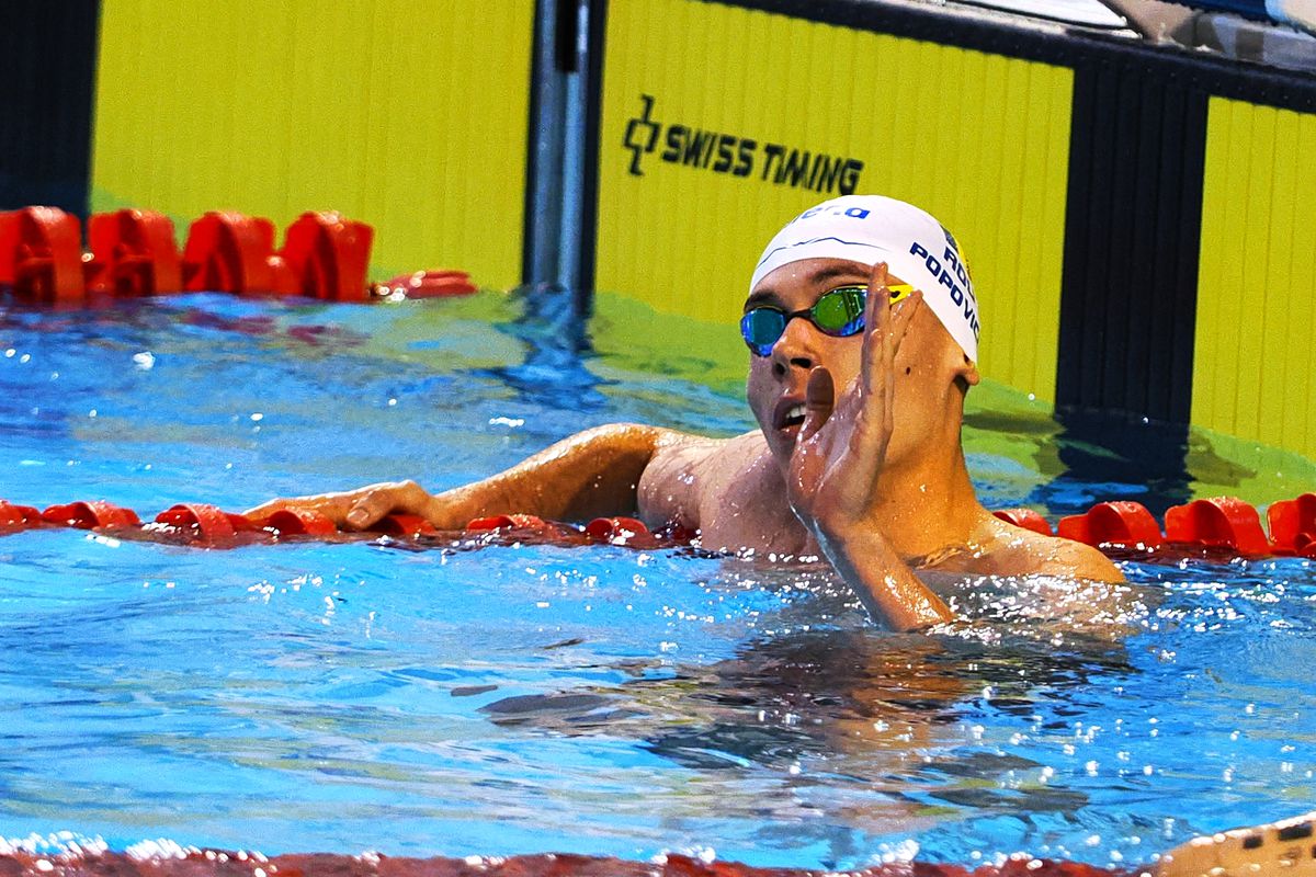 David Popovici, campion național la 200 metri liber