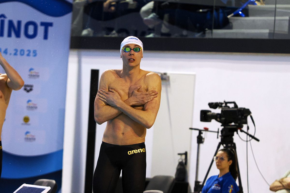 David Popovici s-a impus și în proba de 200 m liber la Campionatele Naționale de la Otopeni