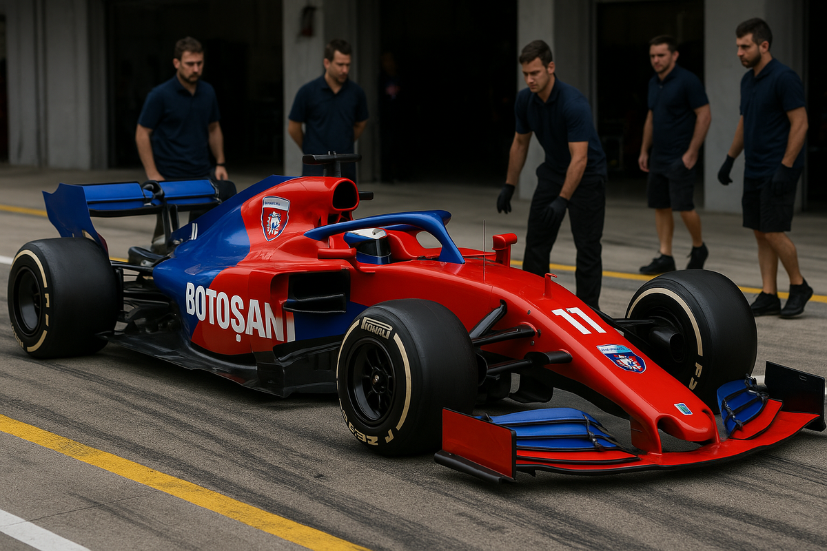 Cum ar arăta echipele din România, dacă ar avea monopost de Formula 1 » Imaginile generate cu inteligența artificială sunt FABULOASE