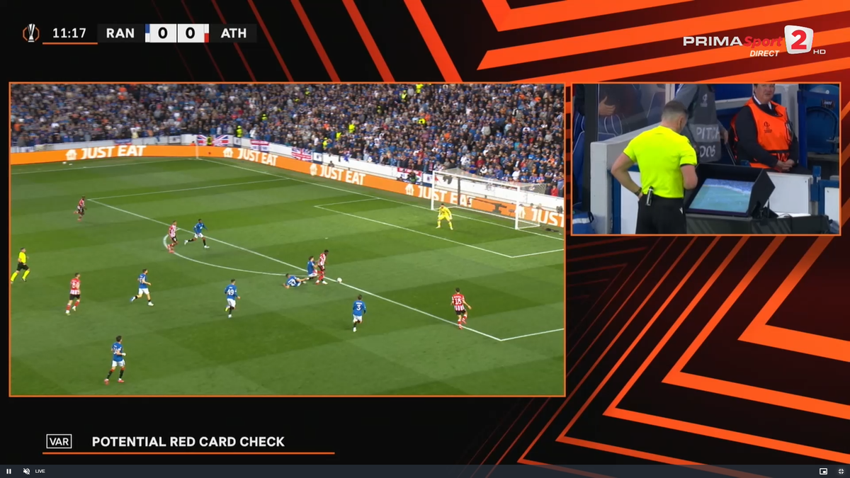 Decizie CRUCIALĂ luată de Istvan Kovacs în Rangers - Athletic Bilbao » Ianis Hagi, la câțiva metri de fază