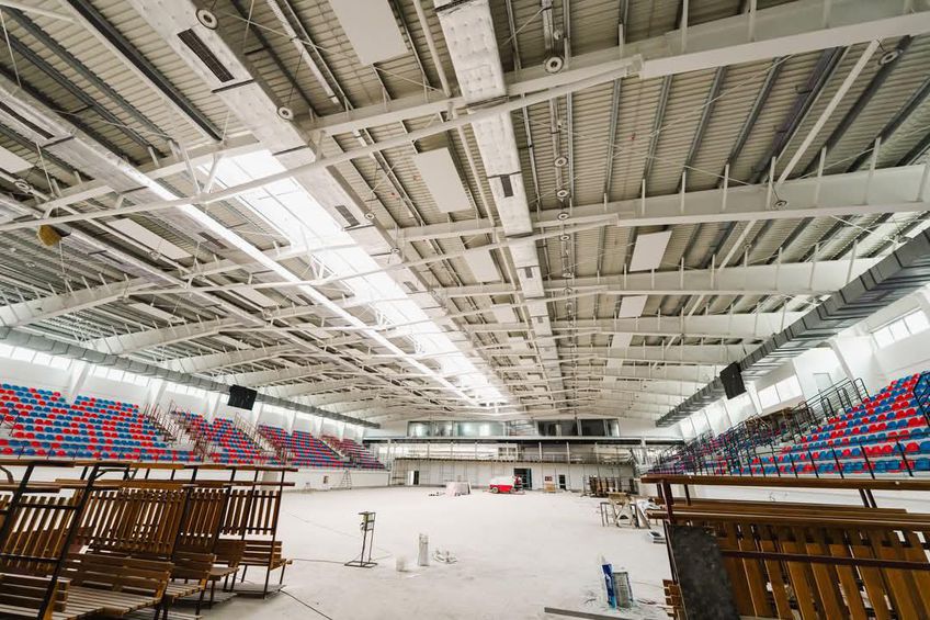 Patinoarul din Târgu Mureș / foto: Facebook