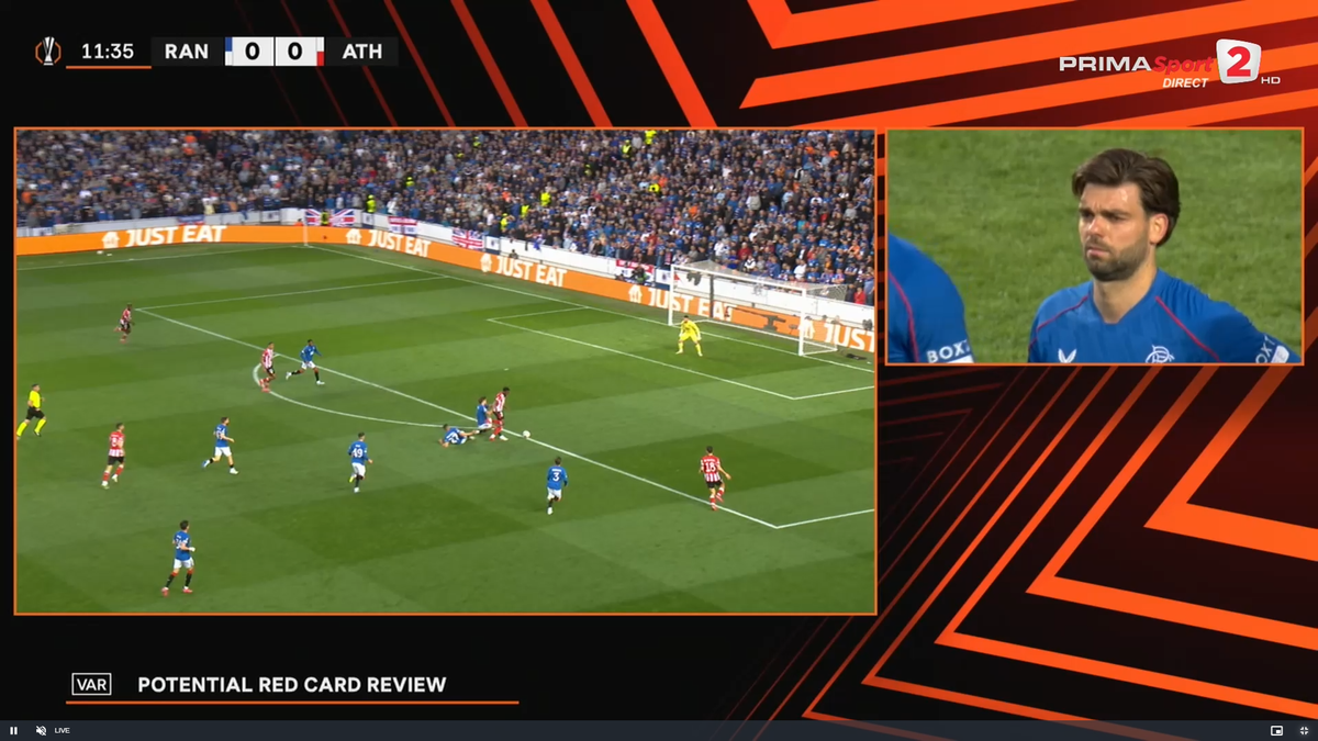 Decizie CRUCIALĂ luată de Istvan Kovacs în Rangers - Athletic Bilbao » Ianis Hagi, la câțiva metri de fază