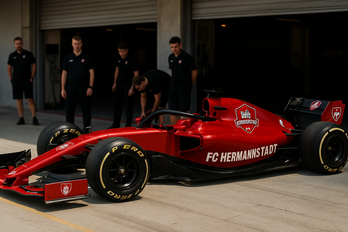 Cum ar arăta echipele din România, dacă ar avea monopost de Formula 1 » Imaginile generate cu inteligența artificială sunt FABULOASE