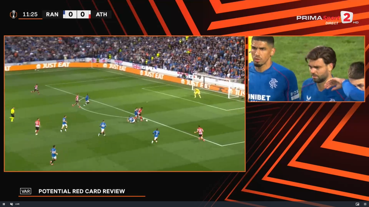 Decizie CRUCIALĂ luată de Istvan Kovacs în Rangers - Athletic Bilbao » Ianis Hagi, la câțiva metri de fază