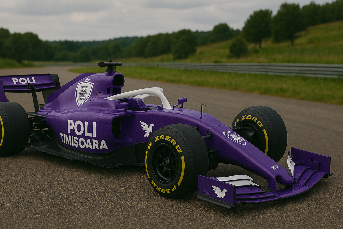 Cum ar arăta echipele din România, dacă ar avea monopost de Formula 1 » Imaginile generate cu inteligența artificială sunt FABULOASE