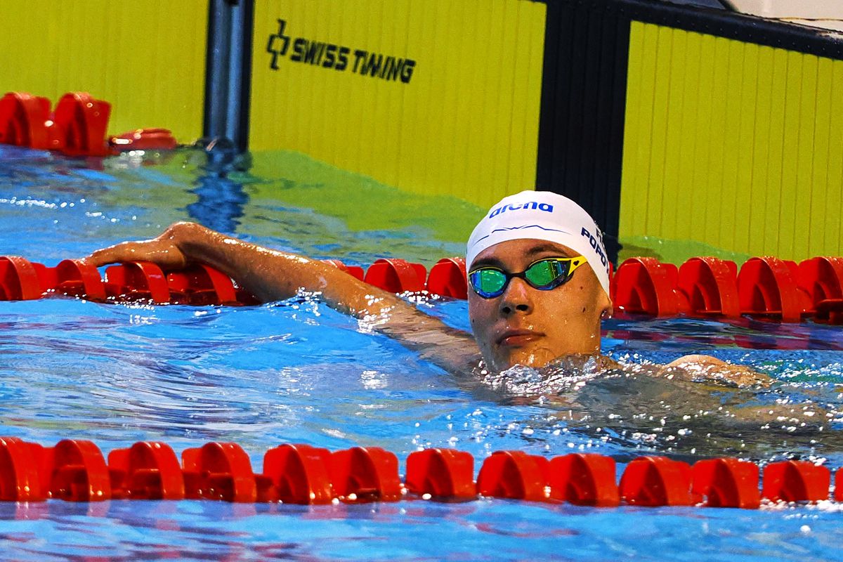 David Popovici, campion național la 200 metri liber