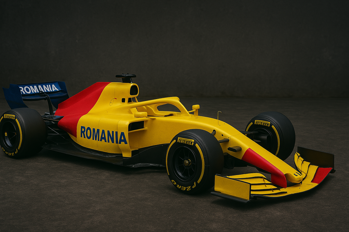 Cum ar arăta echipele din România, dacă ar avea monopost de Formula 1 » Imaginile generate cu inteligența artificială sunt FABULOASE