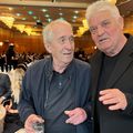 Ioan Andone a stat cu Valentin Ceaușescu la parastasul lui Mircea Lucescu/ foto Facebook @Ioan Andone