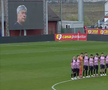 Corvinul Hunedoara, banner special pentru Mircea Lucescu // Captură FOTO: Prima Sport 1