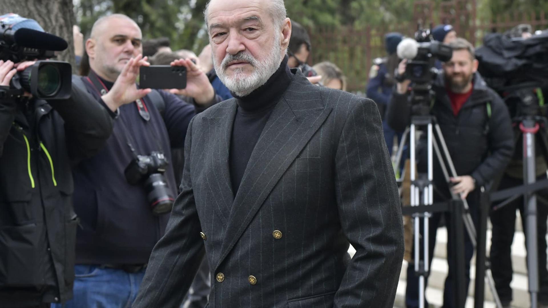 Gigi Becali și Mihai Stoica discutând strategia FCSB TAS pentru contestația mandatului lui Răzvan Burleanu la conducerea FRF. | sursa foto: Gazeta Sporturilor