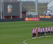 Corvinul Hunedoara, banner special pentru Mircea Lucescu // Captură FOTO: Prima Sport 1