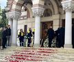 Imagini de la slujba de înmormântare a lui Mircea Lucescu