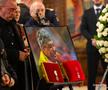 Gigi Nețoiu la slujba Înmormântării pentru Mircea Lucescu. Foto: Basilica.ro / Mircea Florescu