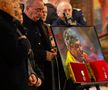 Gigi Nețoiu la slujba Înmormântării pentru Mircea Lucescu. Foto: Basilica.ro / Mircea Florescu