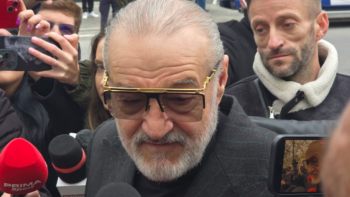 Gigi Becali, prezent la înmormântarea lui Mircea Lucescu