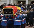 Răzvan Lucescu, Neli Lucescu în cortegiul funerar al lui Mircea Lucescu // foto: Cristi Preda (GSP)
