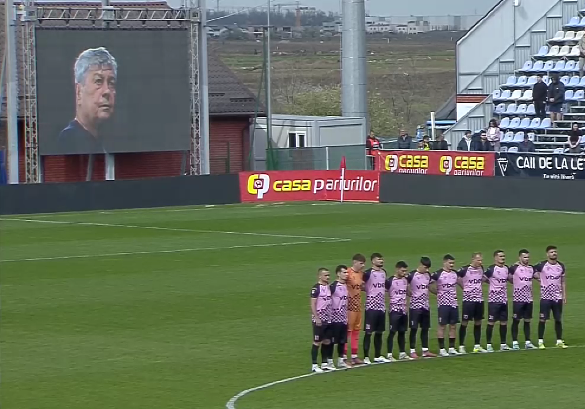 Gest superb la Voluntari! Jucătorii Corvinului Hunedoara, gest onorabil pentru Mircea Lucescu