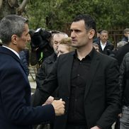 Răzvan Lucescu la înmormântarea lui Mircea Lucescu // foto: Cristi Preda (GSP)