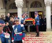 Imagini de la slujba de înmormântare a lui Mircea Lucescu