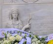 Ce scrie pe cavoul lui Mircea Lucescu, înmormântat la Cimitirul Bellu