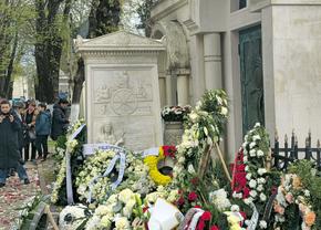 Mesajul emoționant scris pe cavoul lui Mircea Lucescu, înmormântat la Cimitirul Bellu