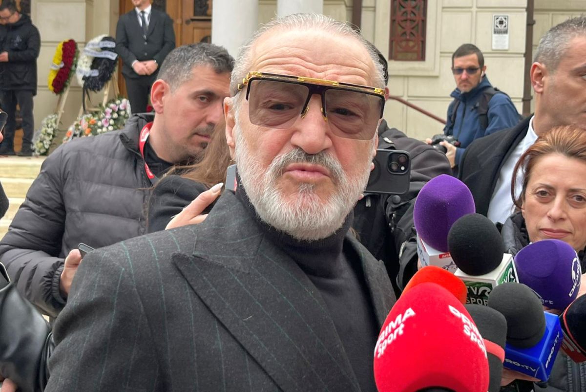 Gigi Becali, la înmormântarea lui Mircea Lucescu: „Am rămas mască, o să-i spun doar atât lui Răzvan”